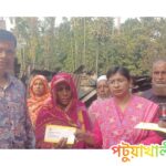 মির্জাগঞ্জে তিন ভাইয়ের বসতঘর পুড়ে ছাই